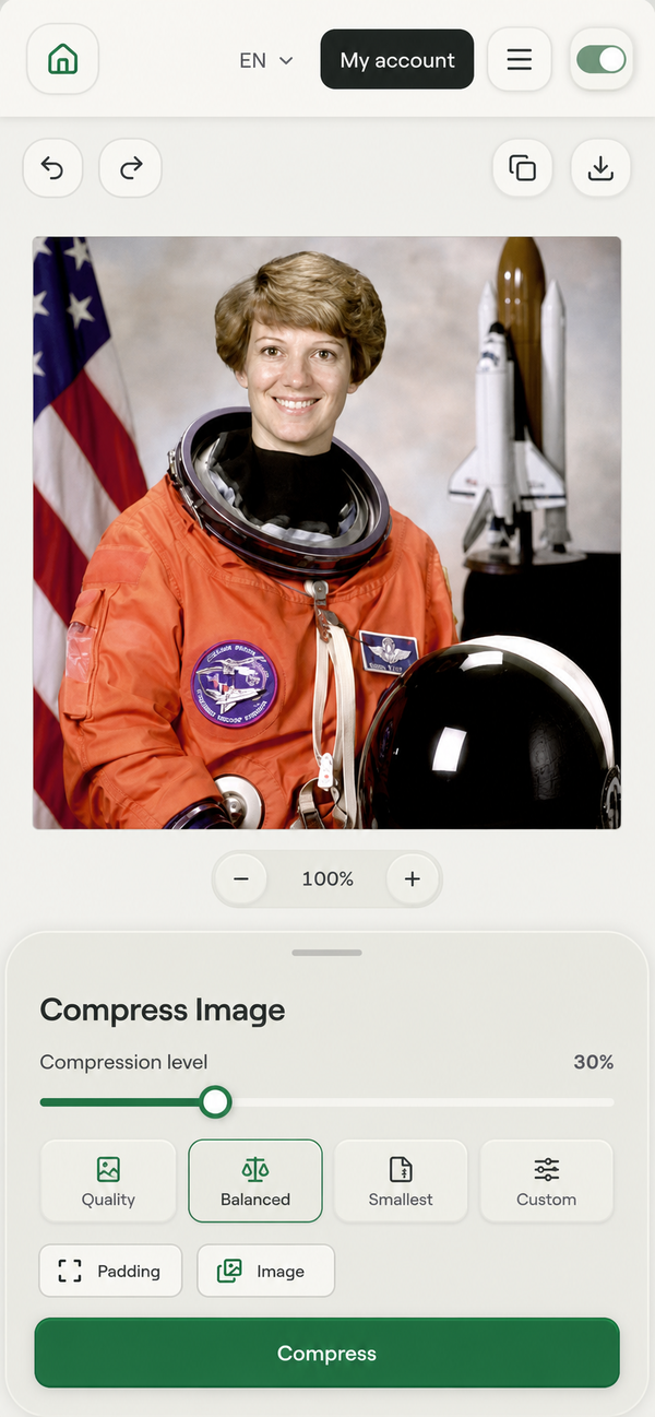 EditGator image editor design concept 33: Sage control deck